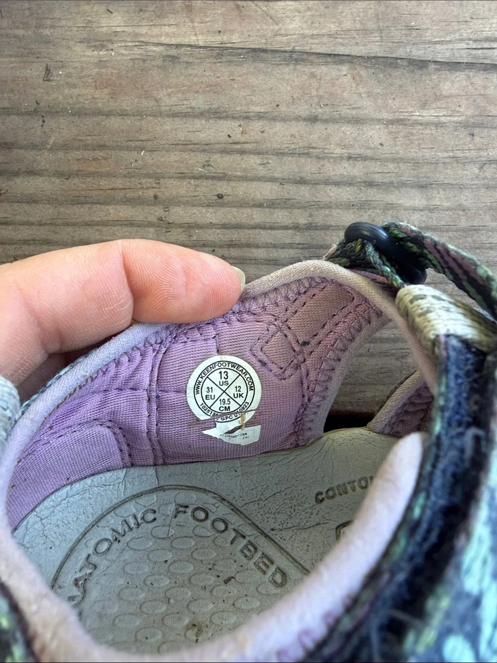 KEEN Kids' Blue & Purple Water Closed-Toe Sandals